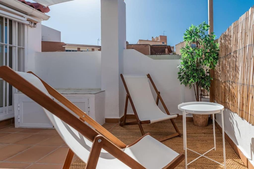 Urban Charm Rooftop Apartment With Vista Malaga Exterior photo